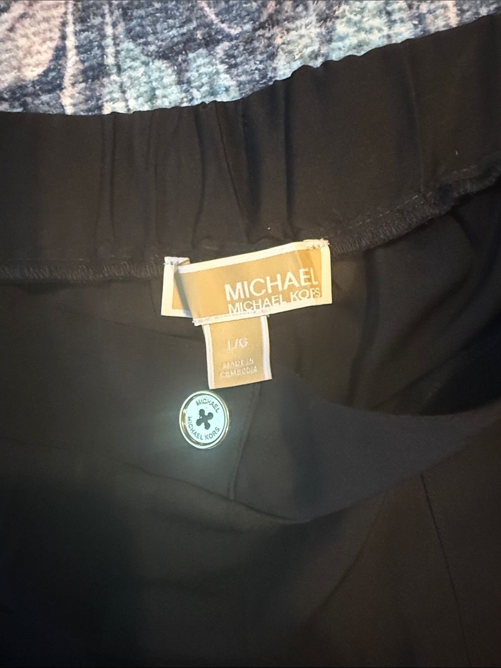 Michael Kors Black Wide Leg Pants - Picture 3 of 3